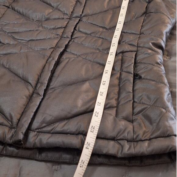 The North Face Puffer Vests Women's XS Grey Metallic Goose Down Outdoor Gorpcore - Picture 7 of 11